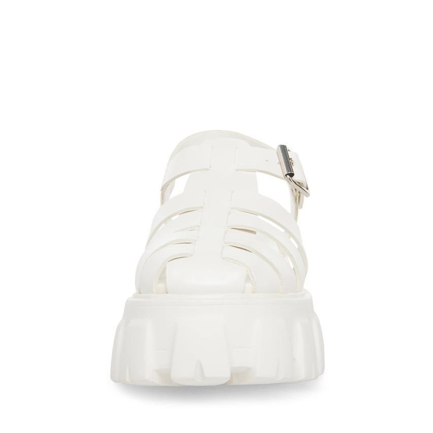 Sandalias de Plataforma Steve Madden Echo Mujer Blancas | ES QB6SE8